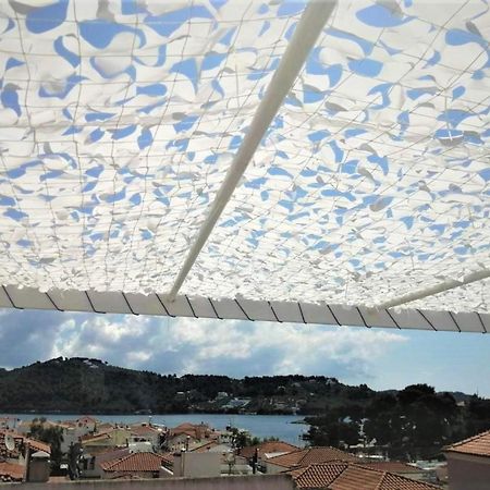 Capolavoro, Boutique Apartment With Unique Rooftop Skiathos stad Exteriör bild