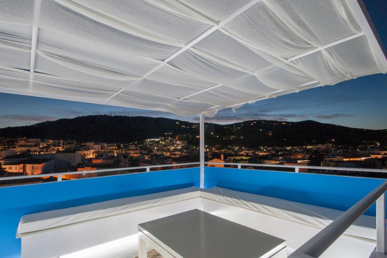 Capolavoro, Boutique Apartment With Unique Rooftop Skiathos stad Exteriör bild