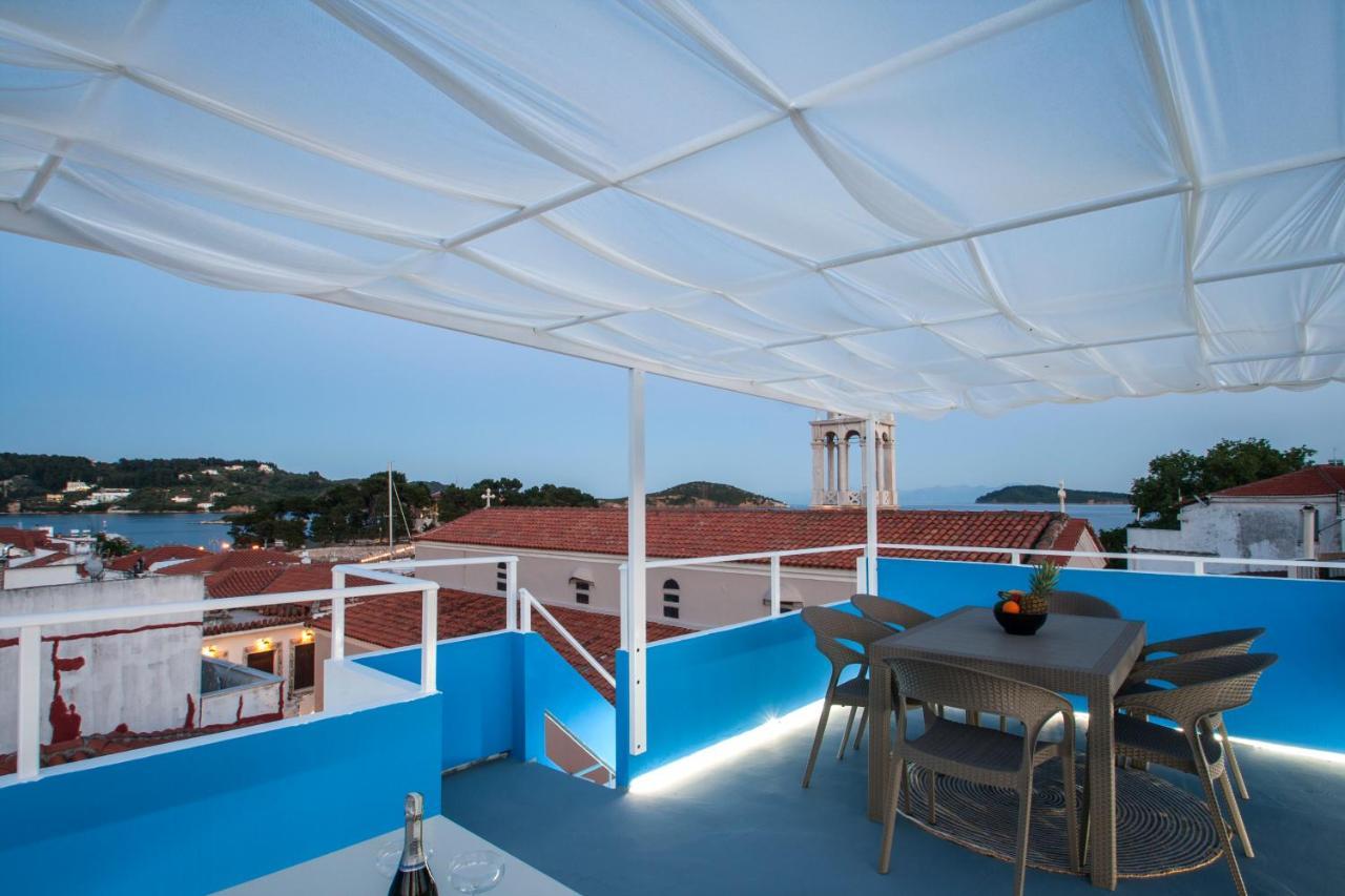 Capolavoro, Boutique Apartment With Unique Rooftop Skiathos stad Exteriör bild