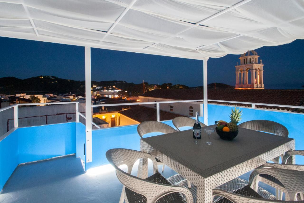 Capolavoro, Boutique Apartment With Unique Rooftop Skiathos stad Exteriör bild